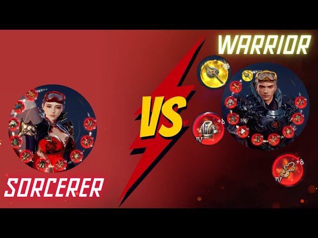 BACK! Mir4 PVP Sorcerer vs Warrior Lvl 130