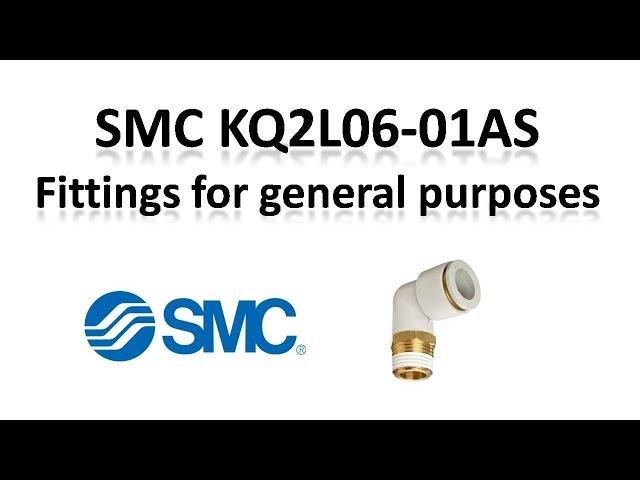 SMC Fittings for general purposes KQ2L06-01AS / One-touch Fitting / Eltra Trade