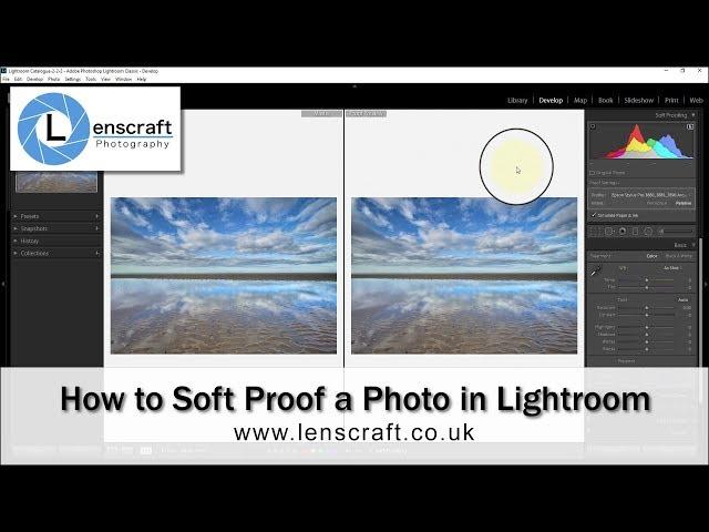 How to Soft Proof a Photo in Lightroom Correctly