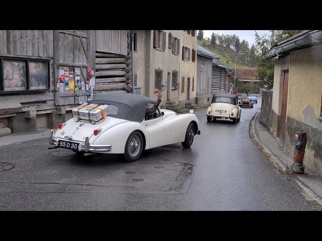 Touring the Alps with 15 Classic Cars!