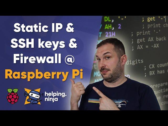 Static IP, ssh keys and firewall on your Raspberry Pi [#2]