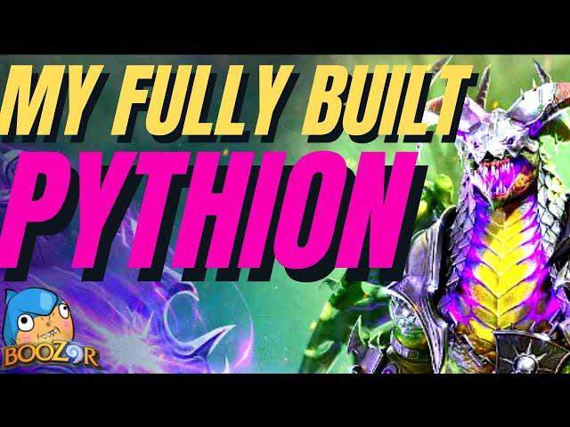 FINALLY! I FULLY BUILD PYTHION | WHAT YOU THINK? WAS HE WORTH THE HYPE? | Raid: Shadow Legends