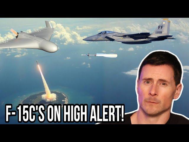 F-15's on FORCE PROTECTION at Diego Garcia!