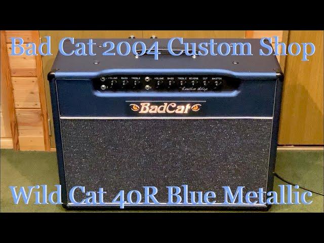 Bad Cat 2004 Custom Shop Wild Cat 40R Combo [Metallic Blue]