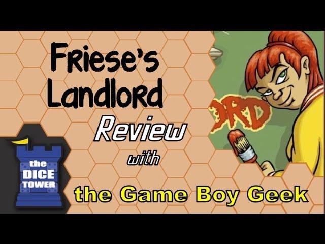 Friese's Landlord Review - with the Game Boy Geek