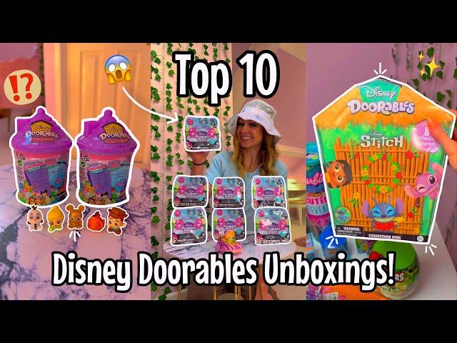 [ASMR] TOP 10 *DISNEY DOORABLES* MYSTERY UNBOXINGS!!(ULTRA RARE FINDS!!🫢) | Rhia Official