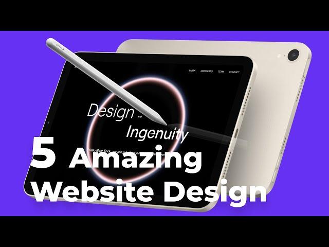 Top 5 Amazing Websites | Web Design Trends 2023 | Mind-Blowing Web Design | Web Design Inspirations