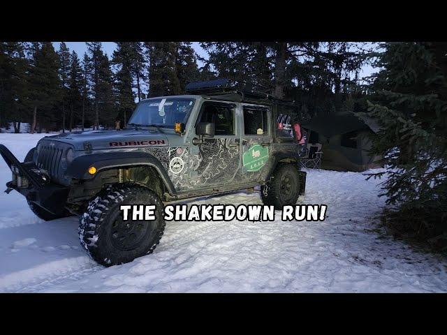 The Shakedown Run - This turned into a solo camping trip?