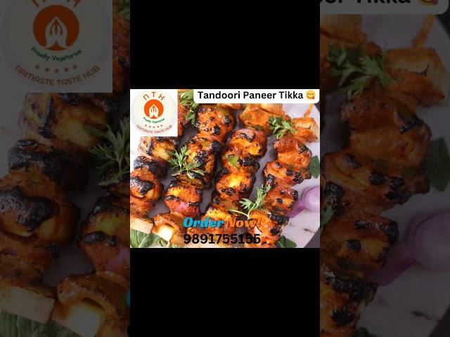"Exquisite Tandoori Paneer Tikka Delight at Namaste Taste Hub" #tandooripaneertikka #shorts #food