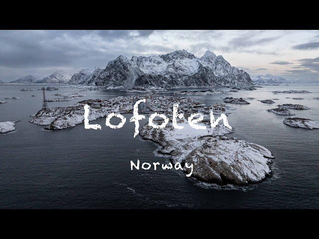 The Lofoten in winter | cinematic drone video