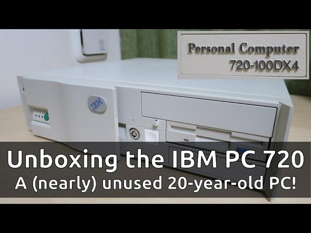 1995 IBM PC Series 720: Unboxing a (nearly) unused 20-year-old 486 PC!