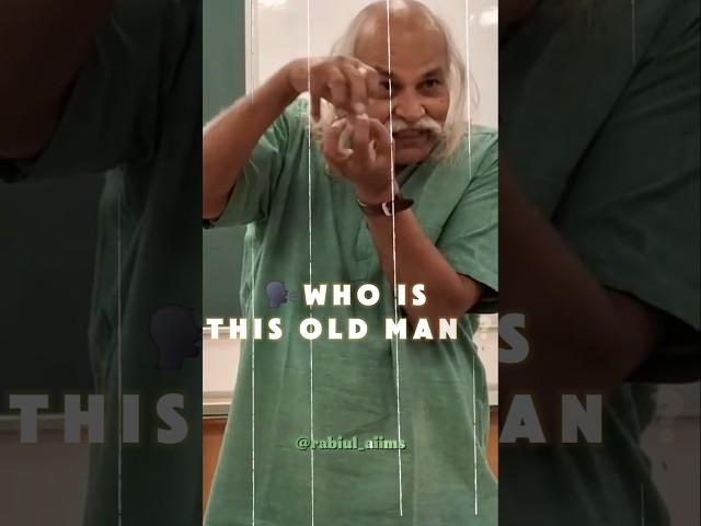 The  OG Prof. HC Verma @aiimsboy_rabiul  #iit #jee2025 #neet #hcverma #motivation