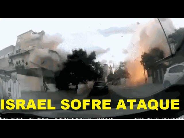 ISREAL SOFRE NOVO ATAQUE A MÍSSIL E CIDADE ISREAELITA É ATINGIDA