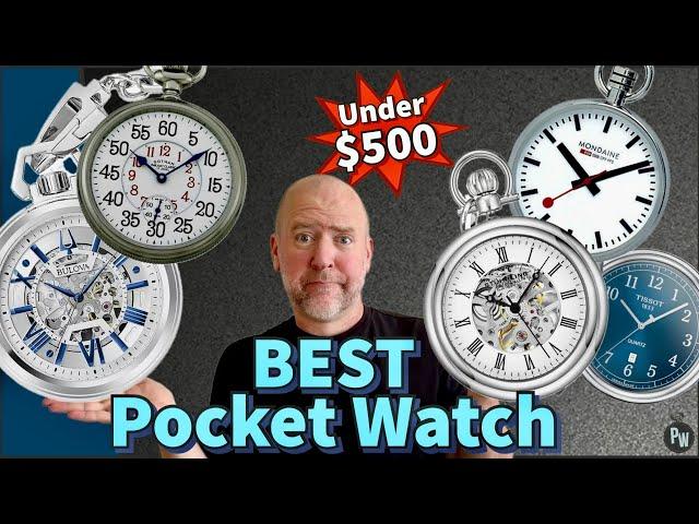 BEST Pocket Watch Under $500 — Tissot Bulova Mondaine Dalvey Stuhrling Gotham Pocketwatch or eBay