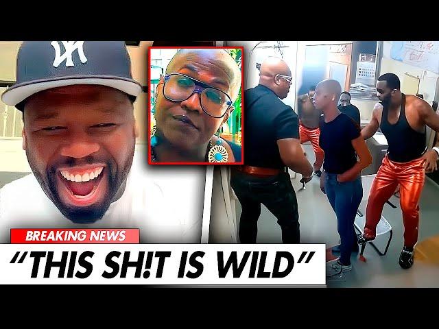 50 Cent Drops VIDEO Of Diddy & His TRANS Ex At Busta Rhymes Party