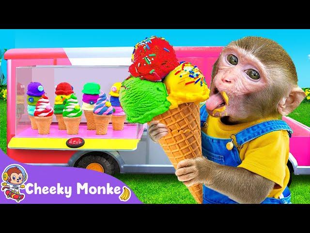 Rainbow Ice Cream Song    Fruits and Colors Cheeky | Cheeky Monkey   Nursery Rhymes & Kids Songs