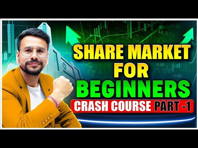 Share Market Basics For Beginners CRASH COURSE Part 1 | How to Start Investing in Stock Market