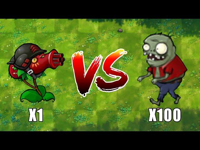 PVZ 1 Fusion Challenge!! 1 Fusion Plants VS 100 Imp + EXTRA - Who Will Win?