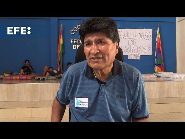 Evo Morales "lucha" contra Luis Arce "atrincherado" en su bastión en el centro de Bolivia