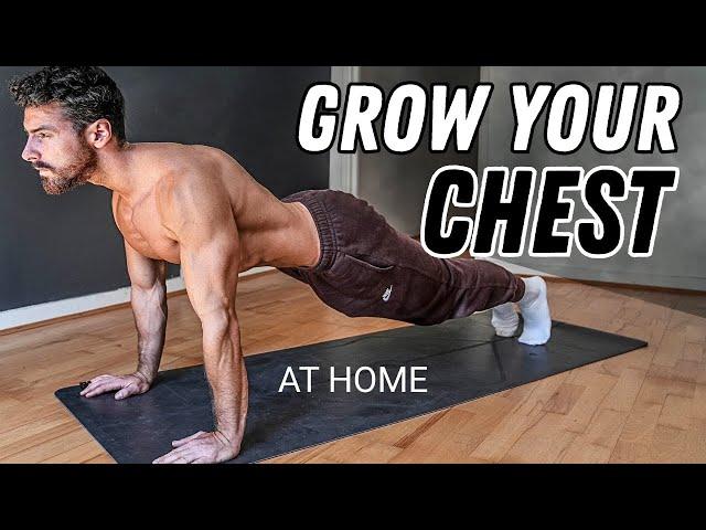 Push Up CHEST WORKOUT At Home | Rowan Row