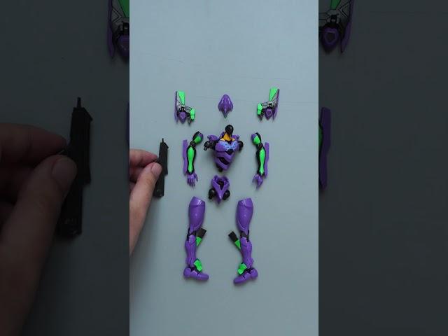 [ ASMR ] Cùng nShop lắp ráp Evangelion Unit 01 | Có khung xương và dễ lắp ráp | EVA-FRAME-EX Rebuild