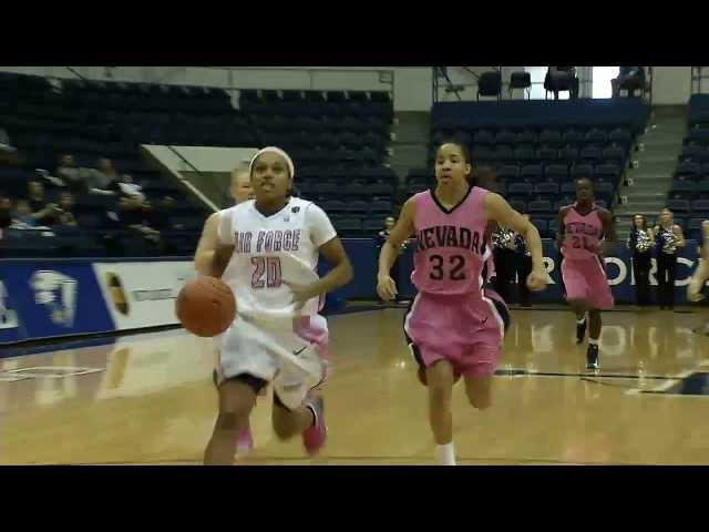 Camille Thompson leads Air Force in First half against Nevada