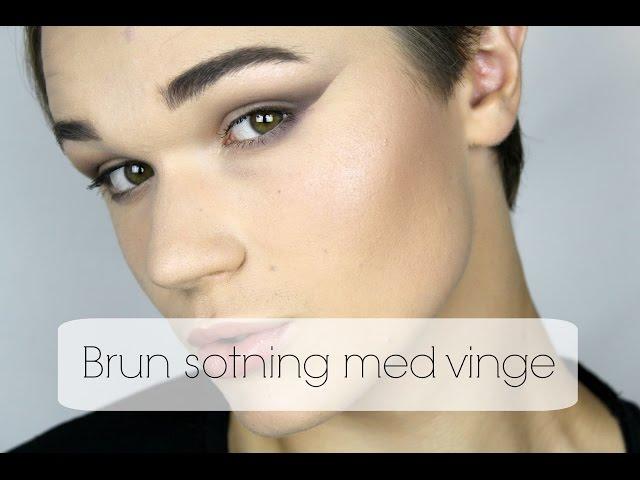 BRUN SOTNING MED VINGE  Tutorial