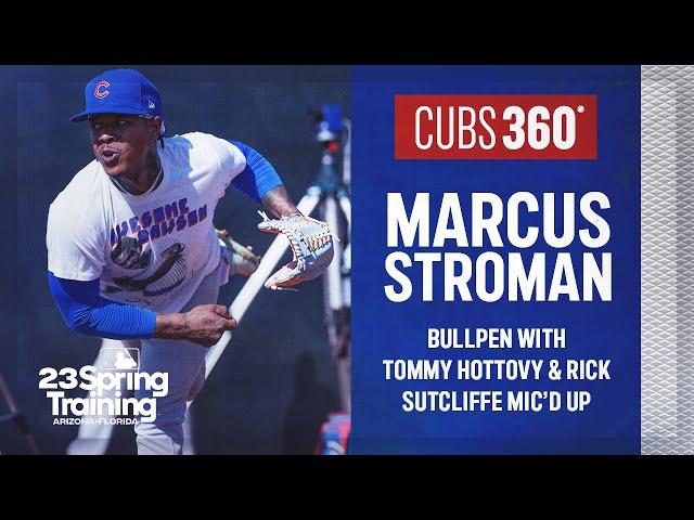 Mic'd up inside the Cubs bullpen