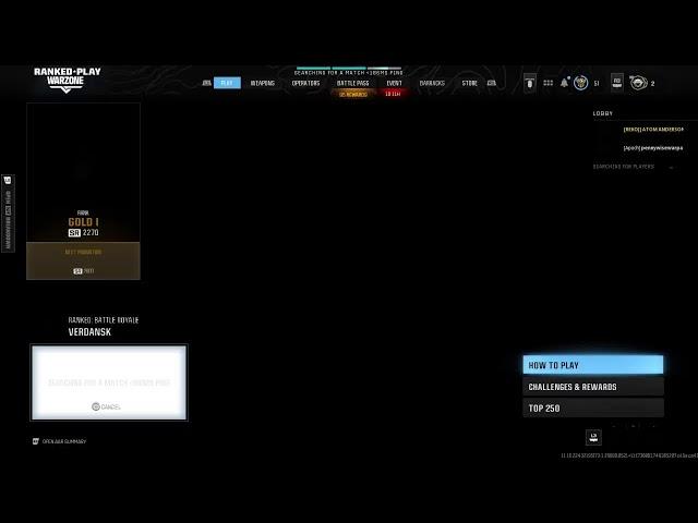 VRDNSK REKOJ RANKED