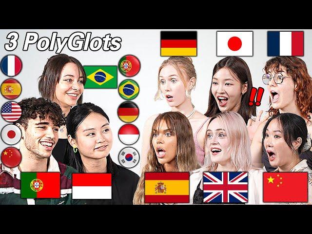 3 Polyglots Suprising People By Speaking Their Languages!! (Guess My Nationality Prank!!!)