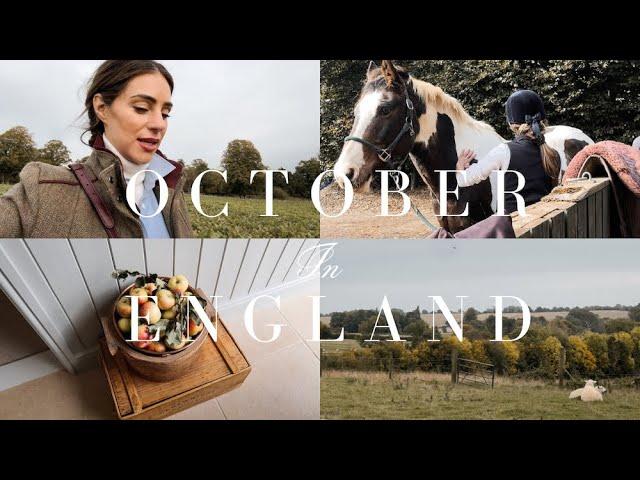 AN AUTUMN VLOG | OCTOBER IN ENGLAND  | Lydia Elise Millen