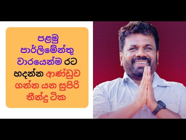 පළමු පාර්ලිමේන්තු වාරයෙන්ම රට හදන්න ආණ්ඩුව ගන්න යන සුපිරි තීන්දු ටික  #nppsrilanka  #sinhala