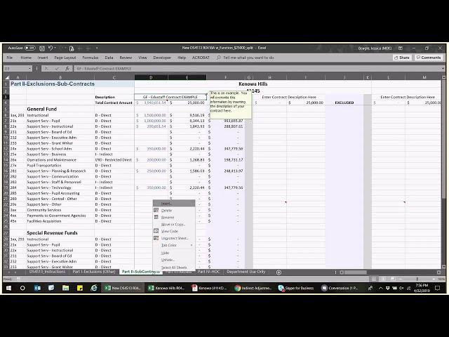 Michigan Department of Education Form DS-4513 Overview, Part I