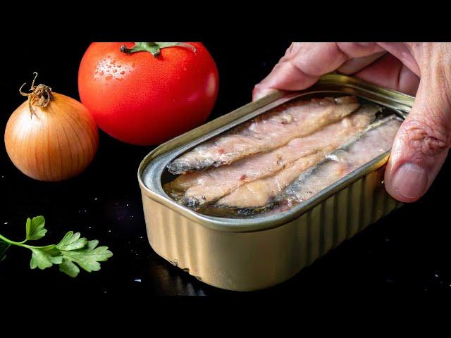 Sardines and vegetables are the best breakfast! Simple and delicious!