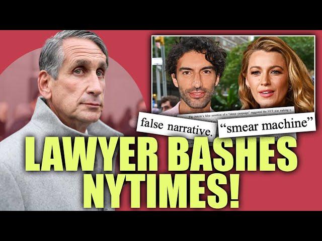 Justin Baldoni's Lawyer EVISCERATES NY Times Journalist For Colluding With Blake Lively