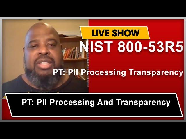 NIST 800-53R5 PT-Personally Identifiable Info Processing Transparency