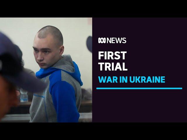 Russian soldier pleads guilty to killing Ukrainian civilian at war trial | ABC News