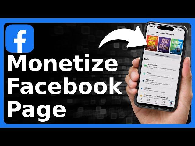 How To Apply Monetization To Facebook Page