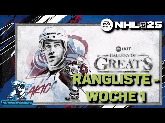 NHL 25  - HUT - Gallery of Greats Woche 1 Rangliste - KOSTET KEINE FP!!! + U20 Fantasy