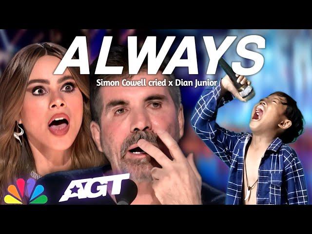 The jury was made to cry again with Dian Junior's voice singing Bon Jovi | AGT 2024