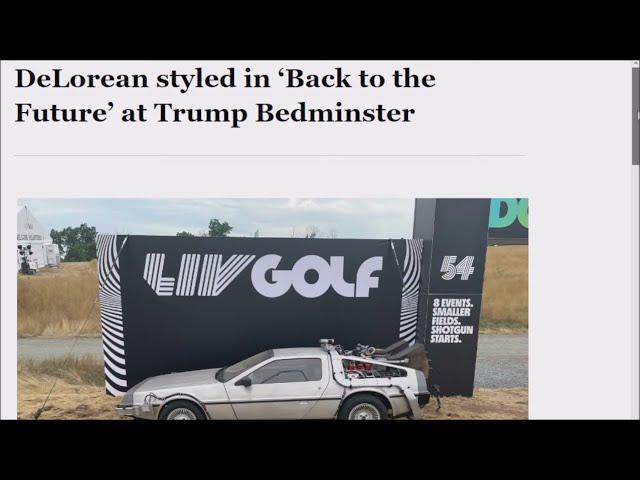 Did Ivana Go Back to the Future? Buried at Trump DeLorean GolfCourse: Trump Time Travel Matrix Recap