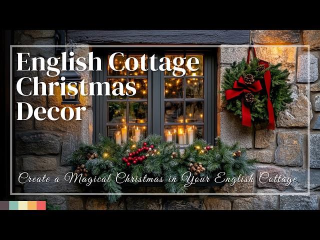 Create a Magical Christmas in Your English Cottage with These Decor Ideas!