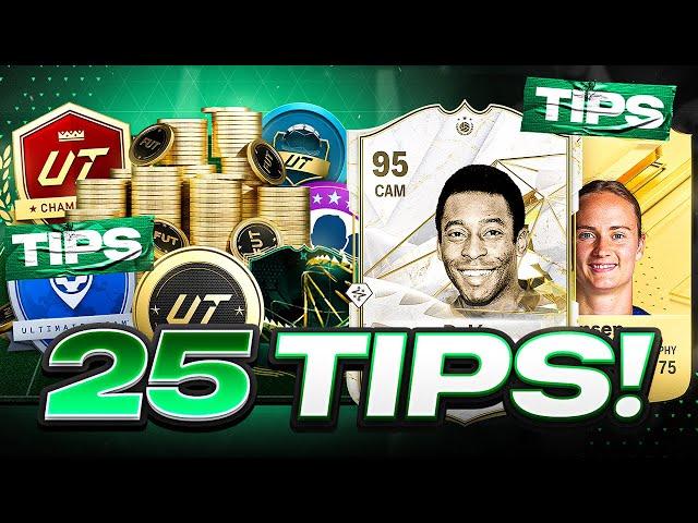 25 Tips To DOMINATE FC 24 Ultimate Team