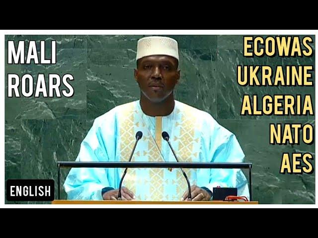 Mali roars at UN with explosive speech touching on AES, ECOWAS, Algeria, NATO, Ukraine, Israel &Gaza