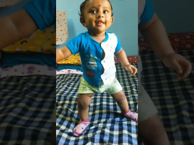 Baby's First Stand Up - Priyansh first Attempt to standing alone ll Priyansh l Tranding l Firststep