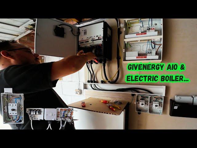 GivEnergy AIO combined with an Electric Boiler from Tepeo Electric boiler....