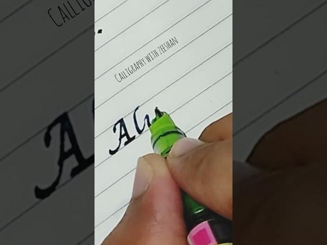 Alisha name #calligraphy #viral #writing #art #trending #creative #love #lettering #names #cursive