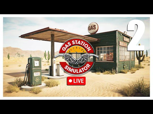 JETZT LEGEN WIR RICHTIG LOS - GAS STATION SIMULATOR - LET'S PLAY - DEUTSCH - LIVE