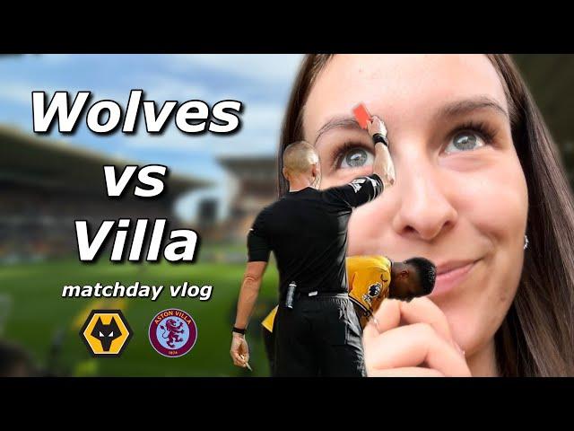 HWANG SCORES BUT LEMINA SEES RED ON DERBY DAY | Wolves vs Aston Villa (1-1) Matchday Vlog