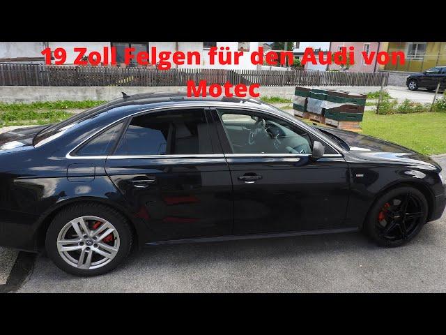 Der Audi A4 B8 bekommt 19 Zoll Alufelgen von Motec - Wie fahren sie sich?